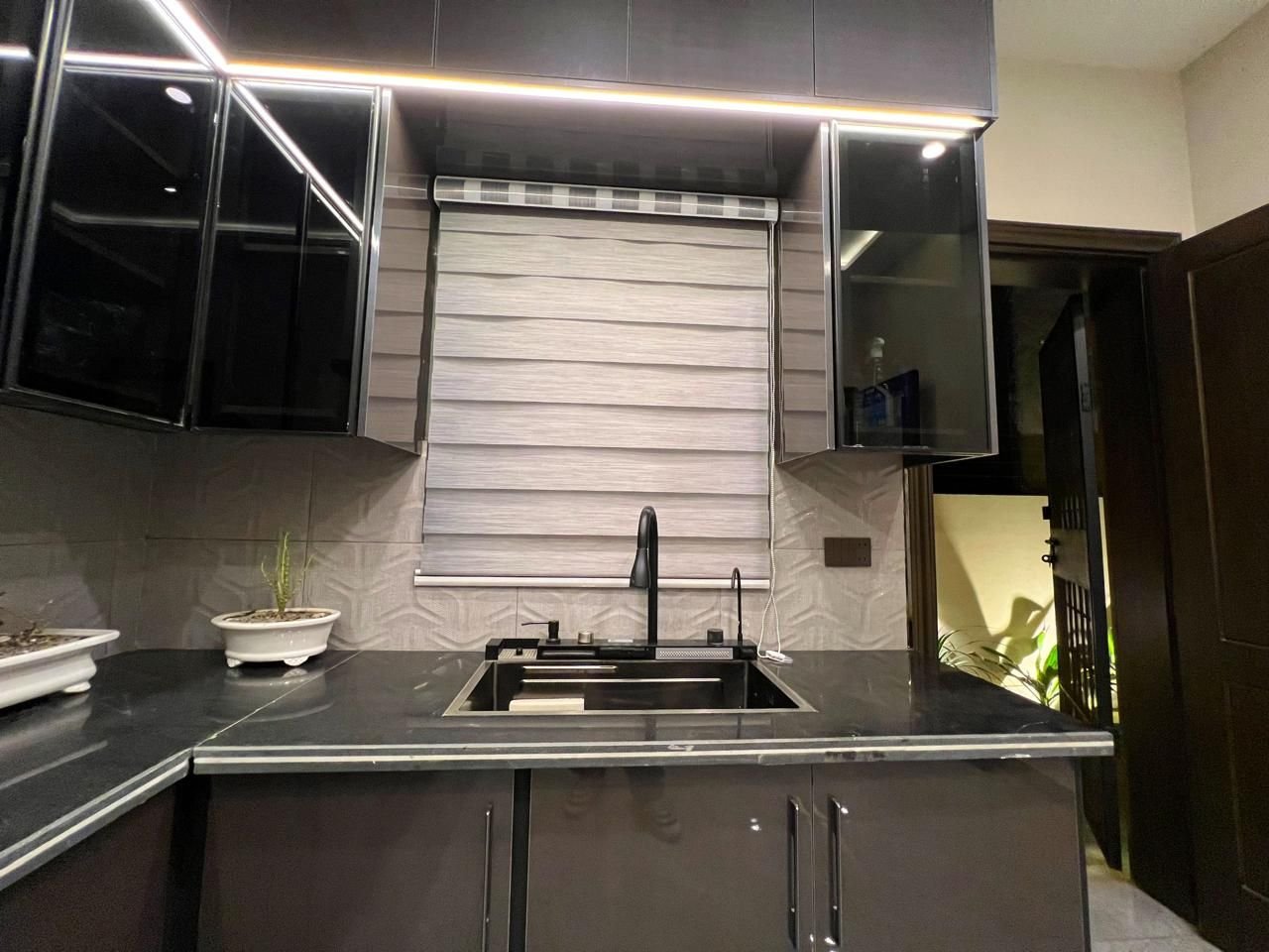 Kitchen sink and counter