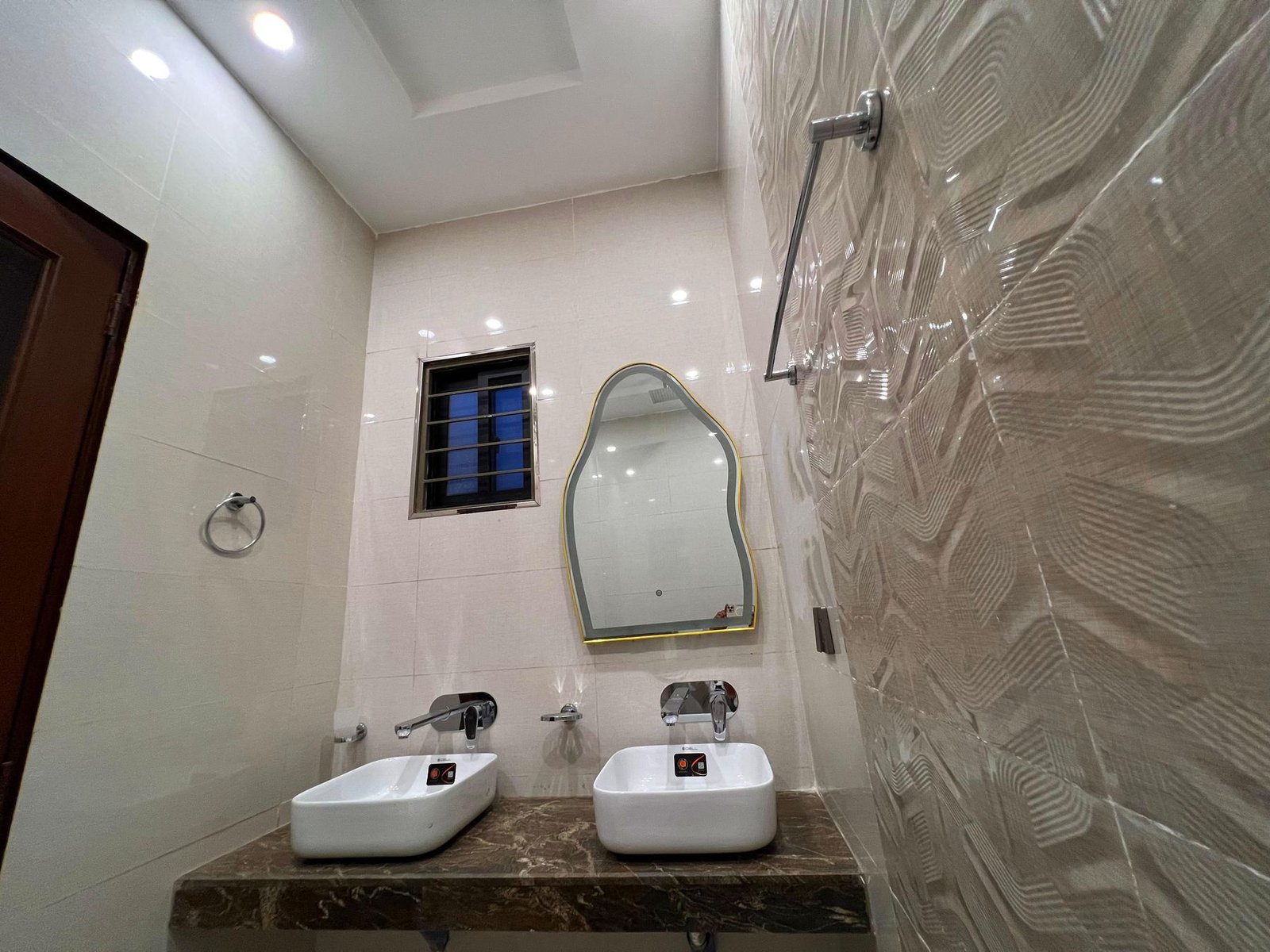 Bathroom with double vanity